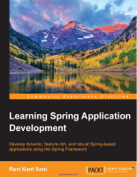 LEARNING SPRING APPLICATION DEVELOPEMENT.pdf